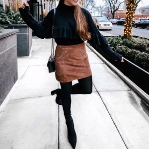 Blank NYC Suede skirt